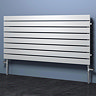 Reina Rione Single Panel Steel Designer Radiator - White Large Image
