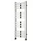 Reina Riva Steel Designer Radiator - Chrome Large Image