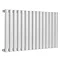 Reina Sena Horizontal Steel Designer Radiator - White Large Image