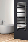 Reina Sienna Stainless Steel Radiator - Satin Large Image