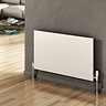 Reina Slimline Horizontal Steel Designer Radiator - White Large Image