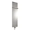 Reina Slimline Vertical Steel Designer Radiator - Silver Large Image