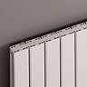 Reina Stadia Horizontal Double Panel Aluminium Radiator - Polished  Profile Large Image