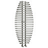 Reina Teano Steel Designer Radiator - 1300 x 600mm - Chrome