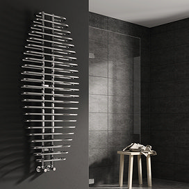 Reina Teano Steel Designer Radiator - 1300 x 600mm - Chrome