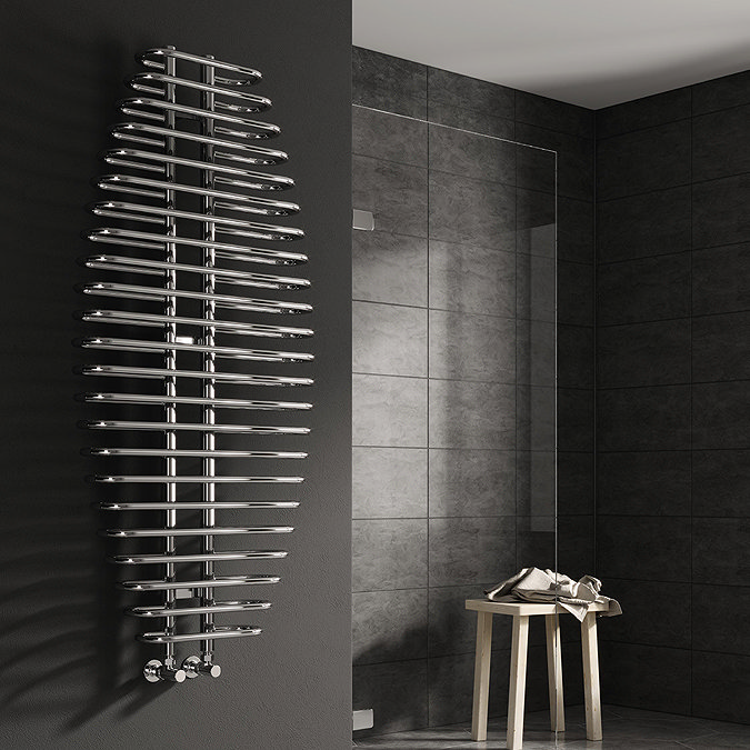 Reina Teano Steel Designer Radiator - 1300 x 600mm - Chrome