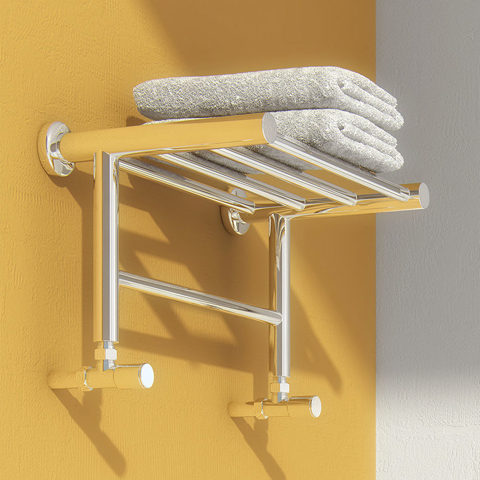 Reina Troisi Stainless Steel Radiator - 294 x 532mm - Polished Large Image