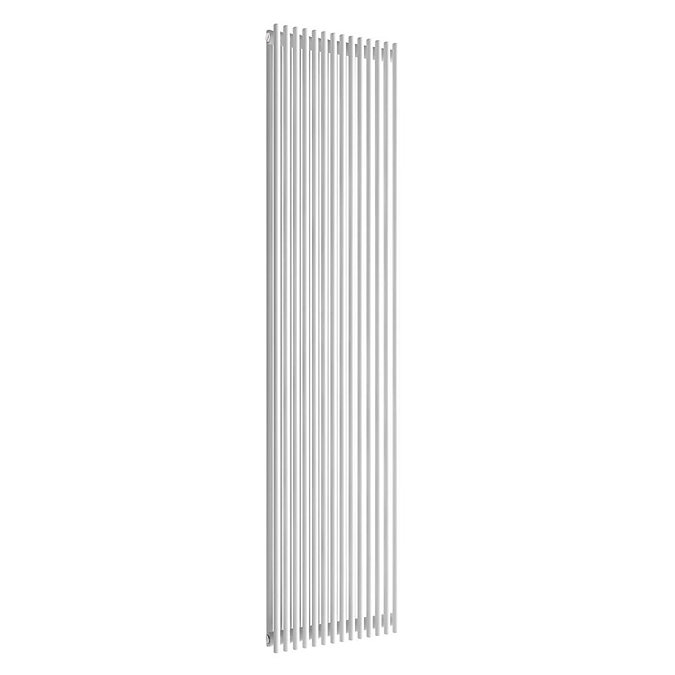 Reina Tubes Double Panel Steel Designer Radiator - 1800 x 350mm - White Large Image