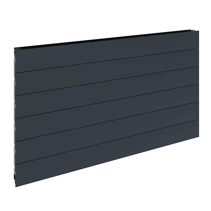 Reina Veno Double Panel Aluminium Radiator - Anthracite Large Image