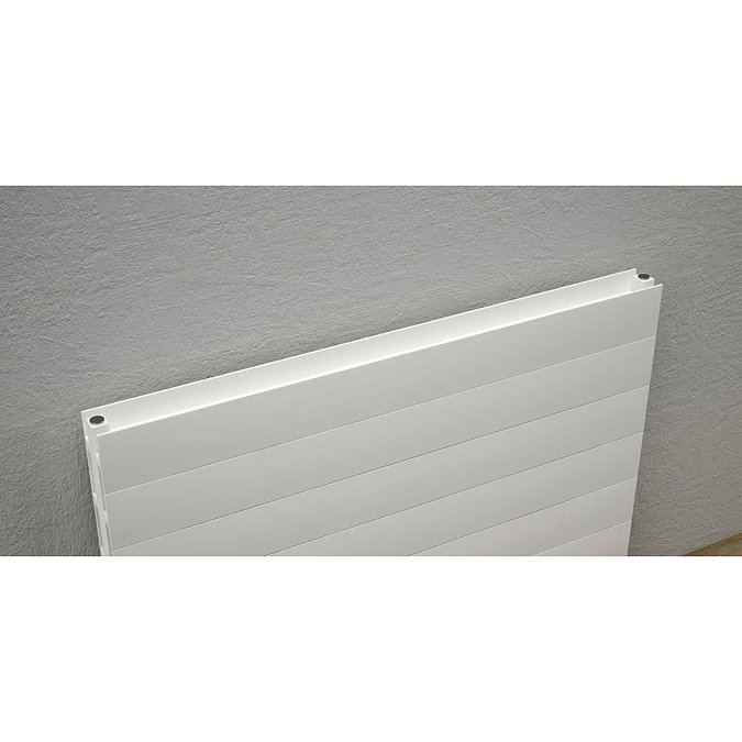 Reina Veno Double Panel Aluminium Radiator - White Feature Large Image