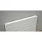 Reina Veno Double Panel Aluminium Radiator - White Feature Large Image