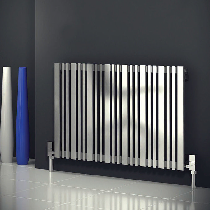 Reina Versa Stainless Steel Radiator - Satin Large Image