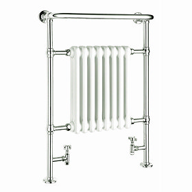 Reina Victoria Traditional Towel Rail Radiator - 960 x 675mm Large Image