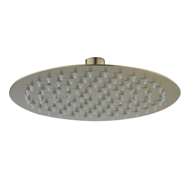 Replacement Brushed Brass 200mm Round Shower Head for Arezzo Shower