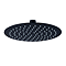 Replacement Matt Black 200mm Round Shower Head for Arezzo Shower