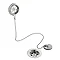 Hudson Reed Retainer Bath Waste with Brass Plug & Ball Chain - Chrome - E347 Large Image