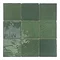 Retford Green Gloss Wall Tiles - 150 x 150mm  Profile Large Image