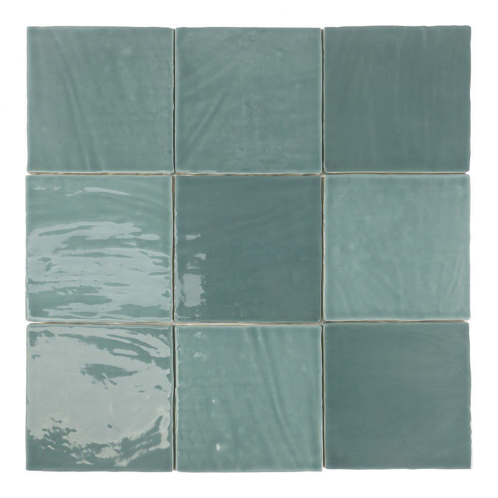 Retford Turquoise Gloss Wall Tiles - 150 x 150mm