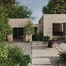 Reva Outdoor Brown Travertine Effect Wall & Floor Tiles - 600 x 900mm