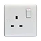 Revive 1 Gang Switched Socket - White Large Image