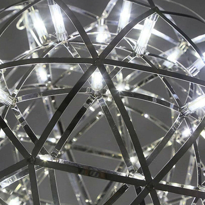 Revive 120cm Sparkle LED Chrome Pendant Ceiling Light
