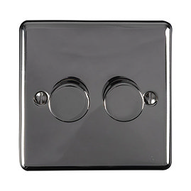 Revive 2 Way Dimmer Light Switch - Black Nickel Large Image