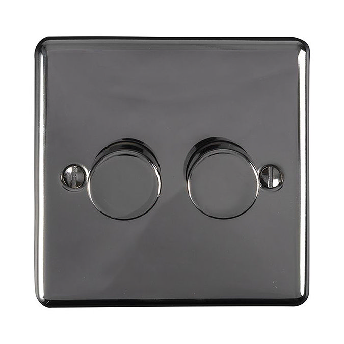 Revive 2 Way Dimmer Light Switch - Black Nickel Large Image