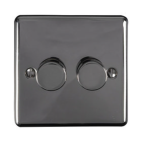 Revive 2 Way Dimmer Light Switch - Black Nickel Large Image