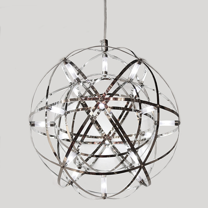 Revive 30cm Sparkle LED Chrome Pendant Ceiling Light