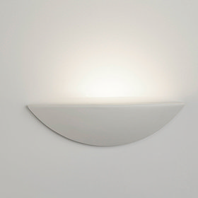 Revive 40cm Paintable Ceramic Wall Light Large Image