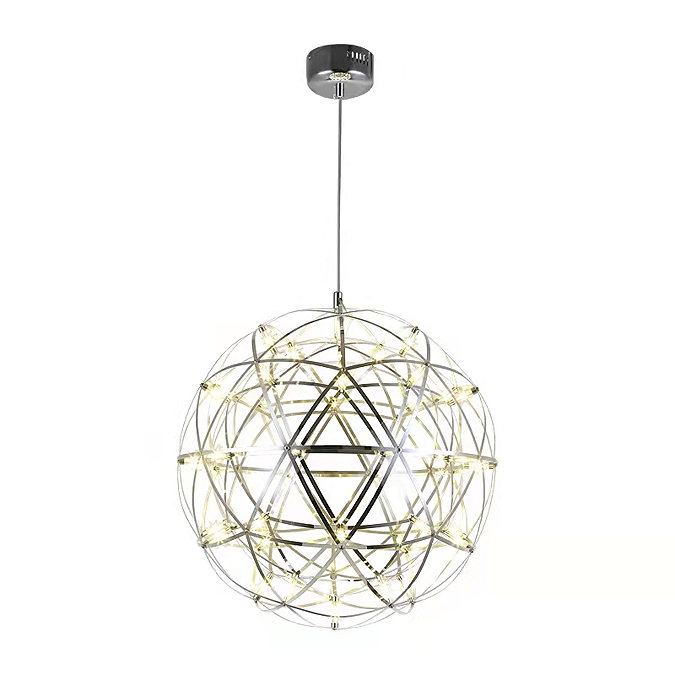 Revive 40cm Sparkle LED Chrome Pendant Ceiling Light