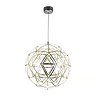 Revive 40cm Sparkle LED Chrome Pendant Ceiling Light