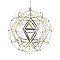 Revive 40cm Sparkle LED Chrome Pendant Ceiling Light