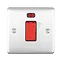 Revive 45 Amp Switch with Neon Power Indicator Satin Steel  Large Image