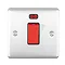 Revive 45 Amp Switch with Neon Power Indicator Satin Steel Large Image