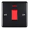 Revive 45A Switch with Neon Power Indicator Matt Black/Black Large Image