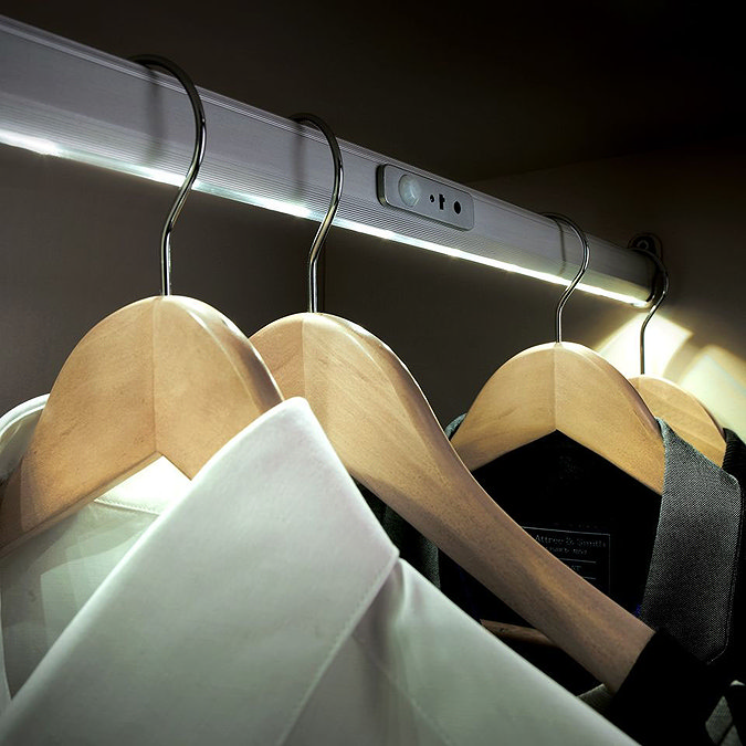 Revive 562mm LED Rechargeable Wardrobe Rail Light Profile Large Image