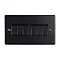 Revive 6 Gang 2 Way Light Switch - Matt Black Large Image