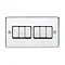  Revive 6 Gang 2 Way Light Switch -  Polished Chrome Large Image