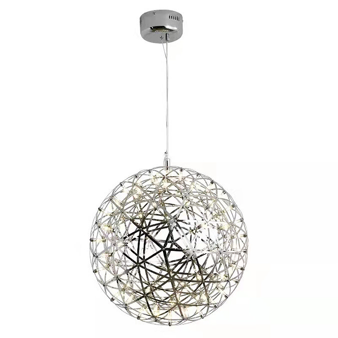 Revive 60cm Sparkle LED Chrome Pendant Ceiling Light