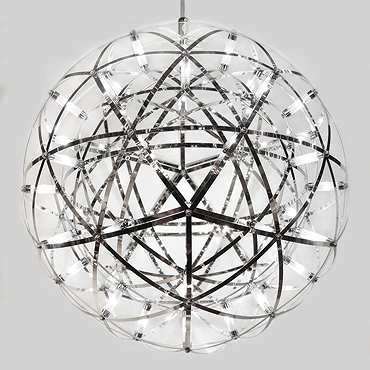 Revive 60cm Sparkle LED Chrome Pendant Ceiling Light