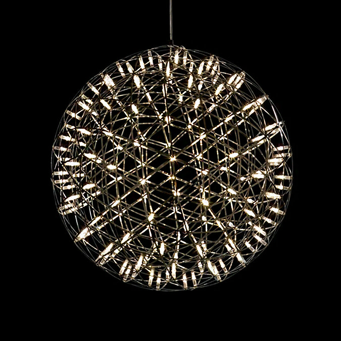 Revive 80cm Sparkle LED Chrome Pendant Ceiling Light