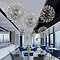 Revive 80cm Sparkle LED Chrome Pendant Ceiling Light