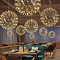 Revive 80cm Sparkle LED Gold Pendant Ceiling Light