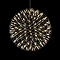 Revive 80cm Sparkle LED Gold Pendant Ceiling Light