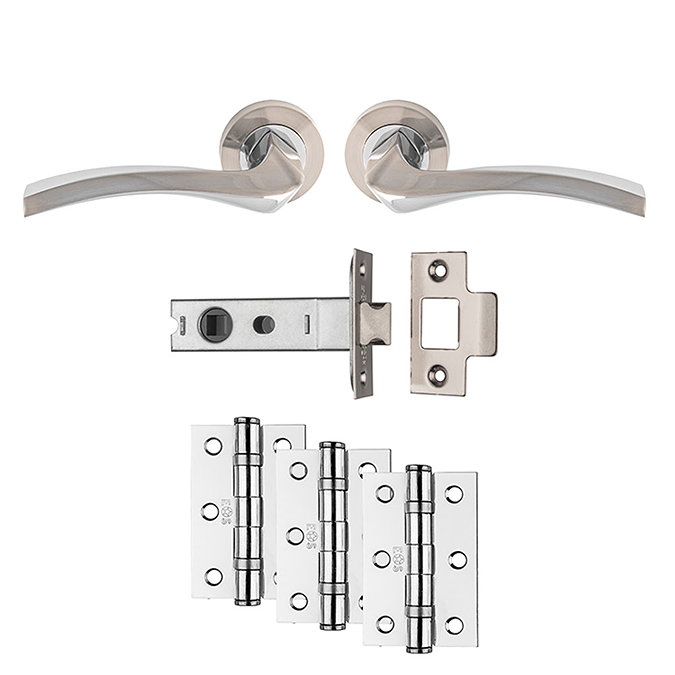 Revive Alor Ultimate Door Handle Pack - Polished Chrome Large Image