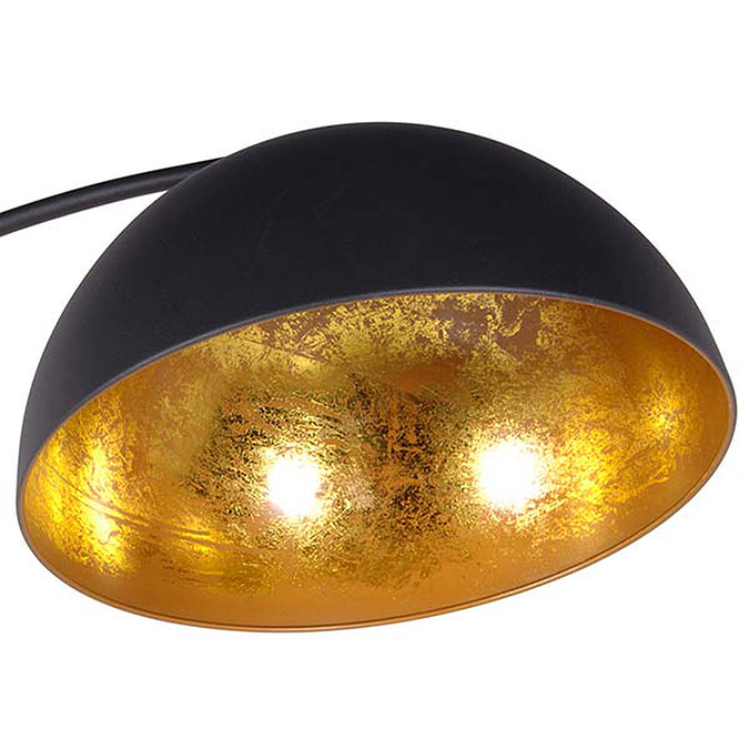 Revive Arc Floor Lamp - Black & Gold