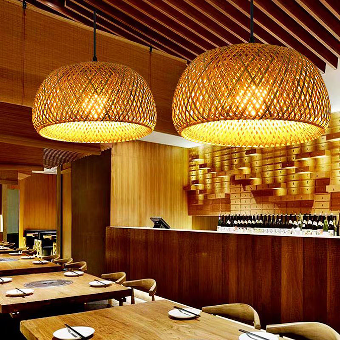 Revive Bamboo Pendant Ceiling Shade