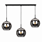 Revive Bar Pendant Light - Smoked Glass, 3 Light