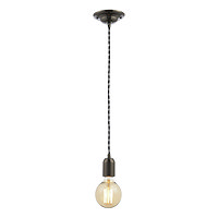 Revive Vintage Black Nickel/Black Cable Pendant Light Large Image
